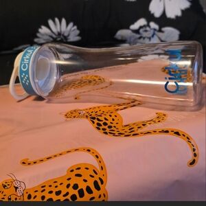 Cirkul Transparent Water Bottle with Blue Highlights